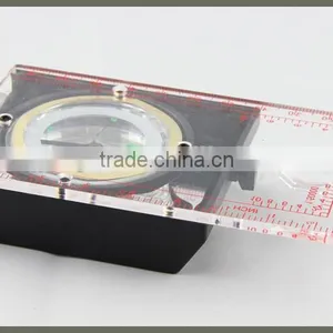 DC45-6A New Style Military Folding Ruler Map Compass With Rope thumbnail-2
