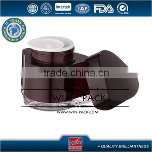2015 New Style Black Color Triangle Cream Bottle,special Style Acrylic Jar thumbnail-2