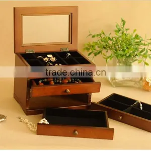 China Wooden Custom Jewelry Box for Jewelry thumbnail-3