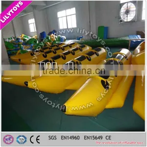 Top Quality Professional Manufacturer Inflatable Boat/yellow Banana Boat for Children thumbnail-2