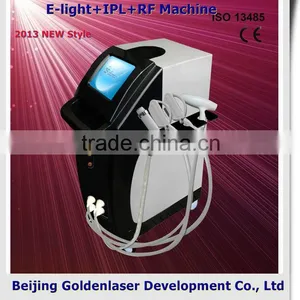 2013 Multifunctional Beauty Equipment Skin Tightening E-light+IPL+RF Machine Red Blood Streak Face Lifting thumbnail-1