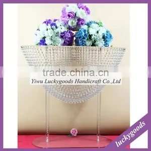 LDJ553 Wedding Banquet Favor Luxury Acrylic and Crystal Centerpiece thumbnail-1