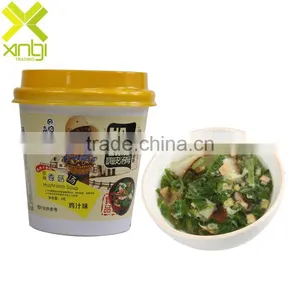 Savory Freeze Dried Cup Packed 6g Bag Packed Chicken Flavour Instant Mushroom Soup thumbnail-1