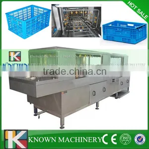 Automatic High Efficient Stainless Steel Plastic Basket Washing Line,used Plastic Crate Washing Recycling Line thumbnail-6