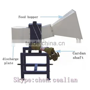 PTO QMJ16 Rotary Firewood Machine Wood Chipper thumbnail-2