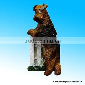 Airedale Dog Fridge Magnets Souvenir Refrigerator Magnets Toy Dogs 3D Resin thumbnail-1