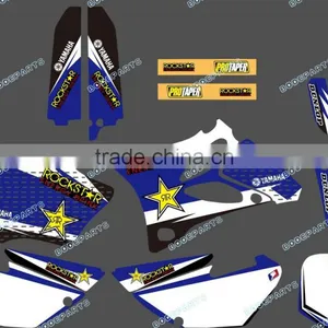 (0125 Star)TEAM GRAPHICS & BACKGROUNDS DECALS STICKERS for YAMAHA YZ85 2002 2003 2004 2005 2006 2007 2008 2009 2010 2011 2012 thumbnail-1