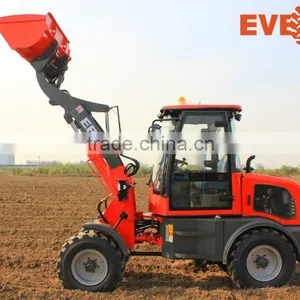 2015 New Design Everun 1.0 Ton Small Agricultural Machine Mini Wheel Loader With Sweeper thumbnail-2