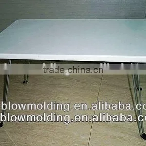 OEM Blow Molding Plastic Folding Table HDPE Folding Laptop Table Board Huizhou Factory thumbnail-6