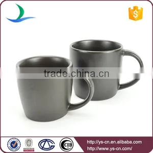 Promotional Matt Black Color Wholesale Porcelain Mug thumbnail-1