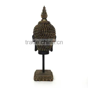 Handmade Resin Buddha Head Statue thumbnail-5