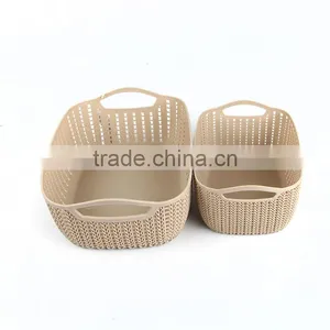 Multicolor Optional Fancy Plastic Storage Basket thumbnail-2