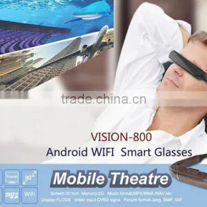 80-inch Private Mobile Theatre Video Camera Glasses High-definition Big Screen Android Wifi Smart 3D vr Glasses thumbnail-2