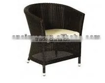 2017 Trade Assurance Comfortable Design Ergonomic pe Rattan Wicker Single Chair thumbnail-1