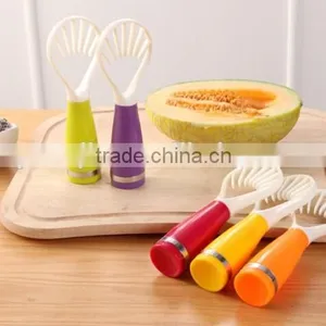 Colorful Multifunction Plastic Vegetables Fruits Remove Seeds Spoon thumbnail-4