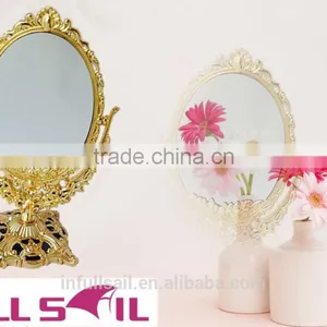 Plastic Table Mirror Free Standing Mirror Double Side Desk Mirror thumbnail-1