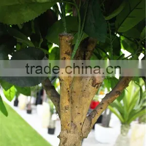 Home Gardens for Curtain Hotel Decoration 200cm Height Making Artificial Live Plastic Green Orange Bonsai Tree EZZPZ06 0302 thumbnail-4
