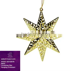 Hot Sale Xmas Metal Star Hanging Ornament Stand thumbnail-1