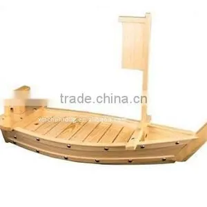Natural Disposable Bamboo Sushi Boats With SGS thumbnail-3