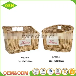 Wholesale China Customized Wicker Rising Empty Handmade Designer Fruit Bread Basket thumbnail-1