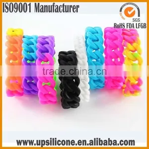 Cheap Kid/children Bracelet Braided Silicone Bracelets for Girl thumbnail-4