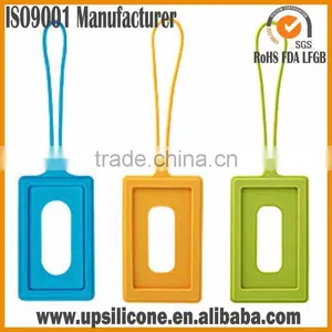 2016 Wholesale Washable Silicone Hang Tags With Elastic Loops thumbnail-1