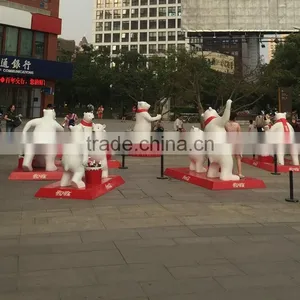 Outdoor Fiberglass Bear Sculpture for Playground thumbnail-6