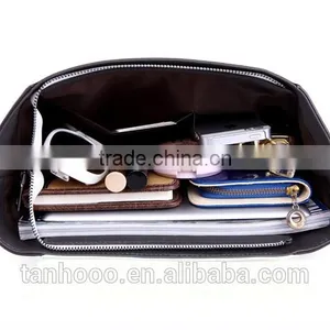 Korea Fashion Leather Lady Hand Bags , Leather Women Shoulder Hand Bags, Fancy Leather Girls Tote Hand Bags thumbnail-1