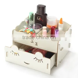 Hot Selling European Style Jewelry Storage Box DIY Wooden Box Creative Desktop Storage Box thumbnail-4
