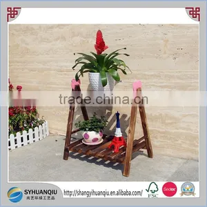 Europe Regional and Garden and Home Decoration Use Wooden Flower Plnter Rack thumbnail-1