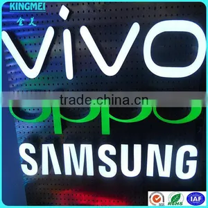 KM-HP43 Custom Made Solid Colored LED Luminance Resin,acrylic Led Channel Letter Sign thumbnail-4