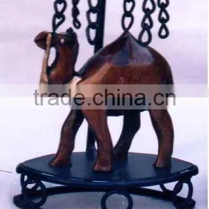 Carved Wooden Animals/wood Carved Camel/ Wood Carving Figures Hand Carved Statues Best for Gifts & Decors Customized Items thumbnail-1