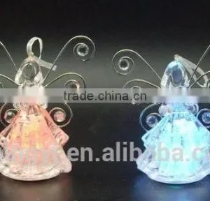 LED Lighted Butterfly Wings Acrylic Angel Xmas Decoration thumbnail-1