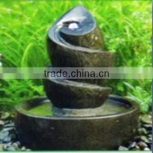Zigzag Shape Outdoor Water Fountain With Led Light thumbnail-1