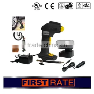 Hot Selling Portable Rechargable 9.6V 12V 14.4V 18V Hand Operated Air Compressor thumbnail-2