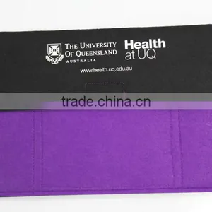 Felt File Folder Organizer With Pen Loop and Dividing Pocket thumbnail-1