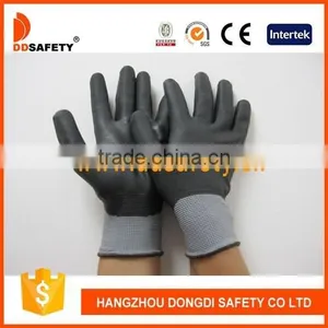 DDSAFETY Hot Sale Black PU Gloves PU Working Gloves thumbnail-1