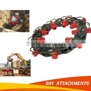 Excavator Attachment Hydraulic Square Concrete Pile Cutting Machine thumbnail-1