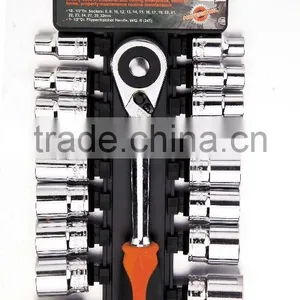 20pcs Ratchet Wrench Socket Set thumbnail-1