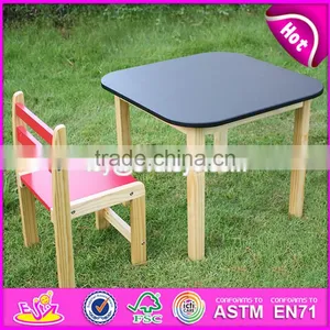 2017 New Design Home / School / High Quality Wooden Kids Study Desk W08G180 thumbnail-4
