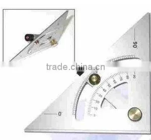 140mm Accurate Aluminum Angle Finder Metal Protractor With Laser thumbnail-1
