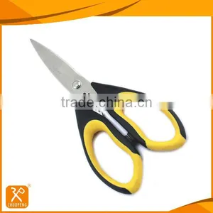 High Quality Multifunctional Rubber Soft Handle Kitchen Scissors thumbnail-2
