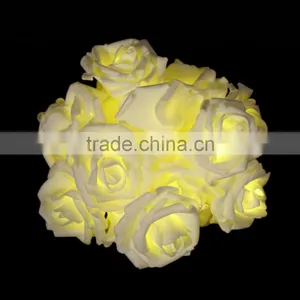 Fashion Holiday Lighting 20 LED Novelty Rose Flower Fairy String Lights Wedding Garden Party Christmas Decoration Hot Selling thumbnail-5