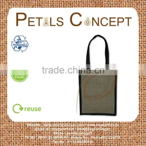 Manmade Biodegradable Jute Shopping Bag From India With Inside pp Lamination thumbnail-1