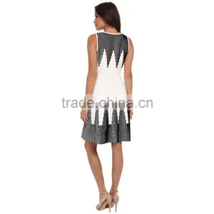 Fit and Flare Sweater Dress Women Dress thumbnail-2