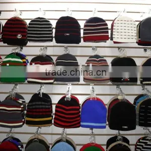 Knit Visor Beanie Caps thumbnail-1