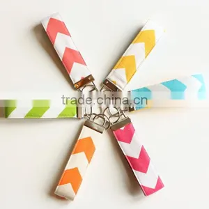 Wholesale Monogrammed Chevron Keychain thumbnail-3
