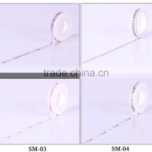 7mm*10m Washi Tape Heart/split Line/animal Foortsprint Pattern Adhesive Tape Small Fresh Series Decorative Tape thumbnail-5