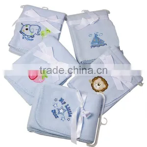 Baby Fleece Blanket/baby Blankets of Polar Fleece/embroidered Fleece Blanket thumbnail-1