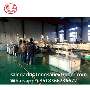 50-250mm HDPE PVC Double Wall Corrugated DWC Pipe Extrusion Machine thumbnail-1